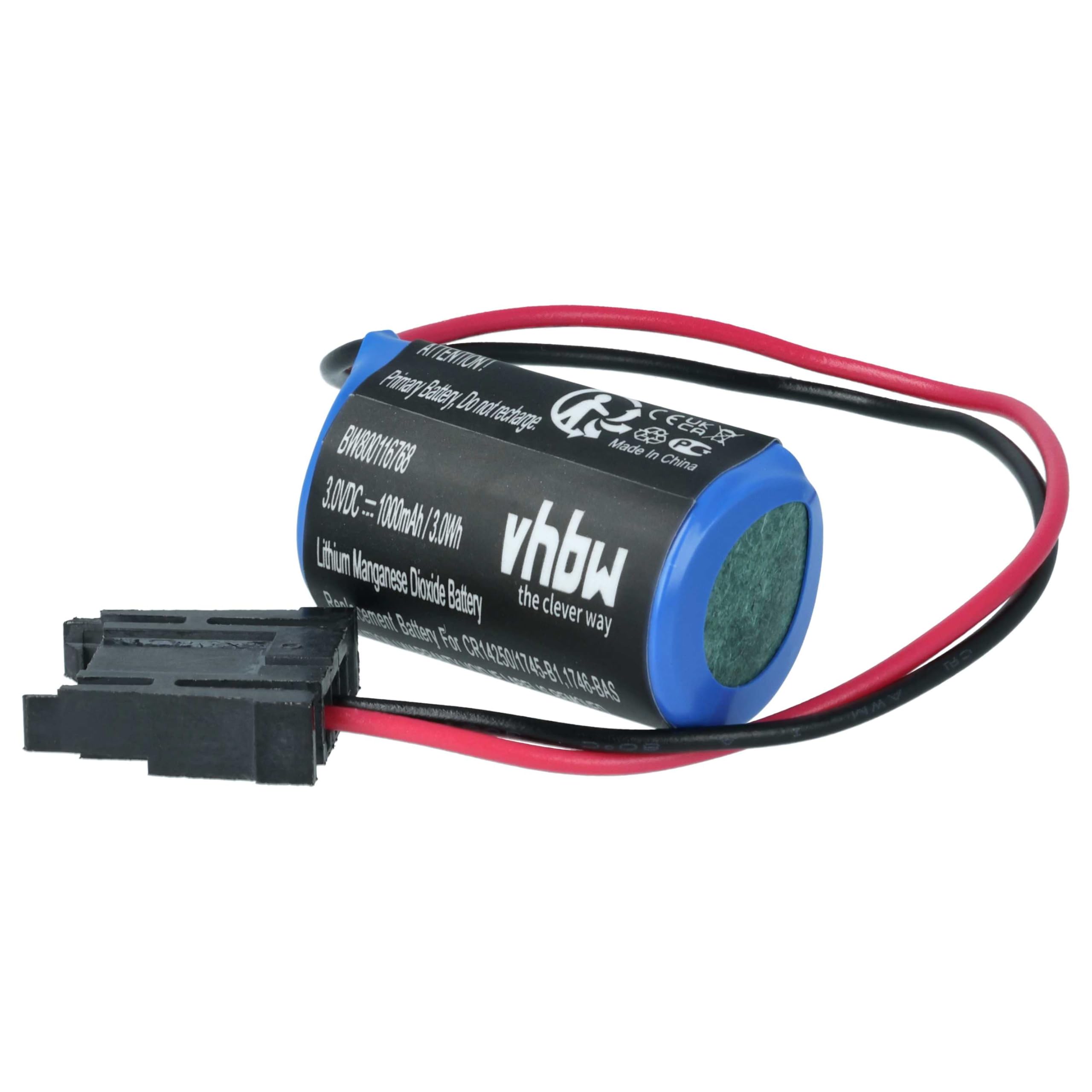 vhbw 5X batería Compatible con Allen Bradley ControlLogix Logix 5563 Controlador de periférico (1000 mAh, 3 V, Li-MnO2)