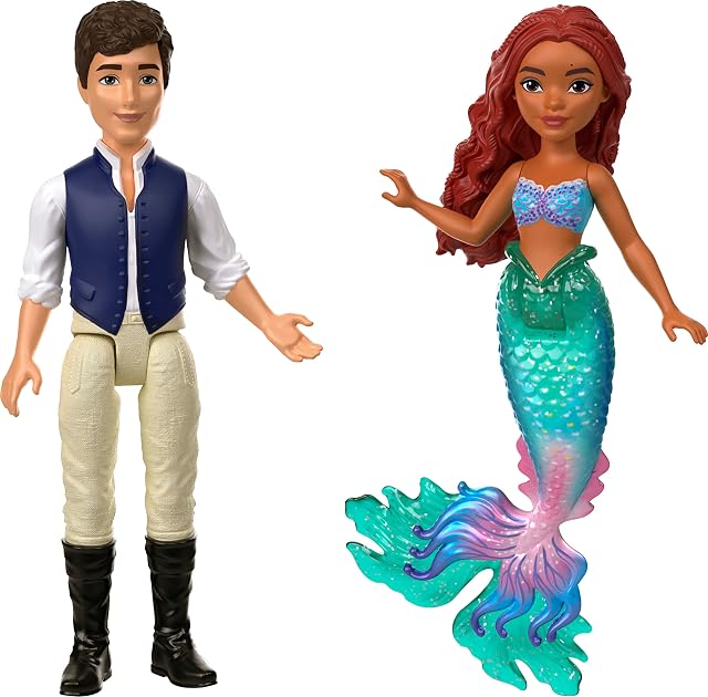 Foto 3 de 6 de Mattel - Pack 4 muñecos Disney Scallop Minis La sirenita Disney Princess Mattel