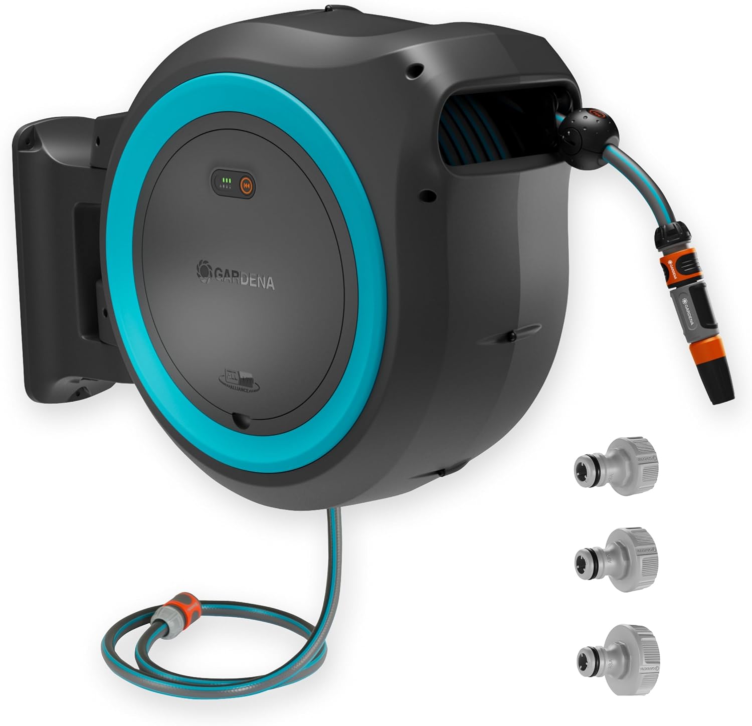 Gardena AkkuWandSchlauchbox PowerRoll XXL solo Automatischer