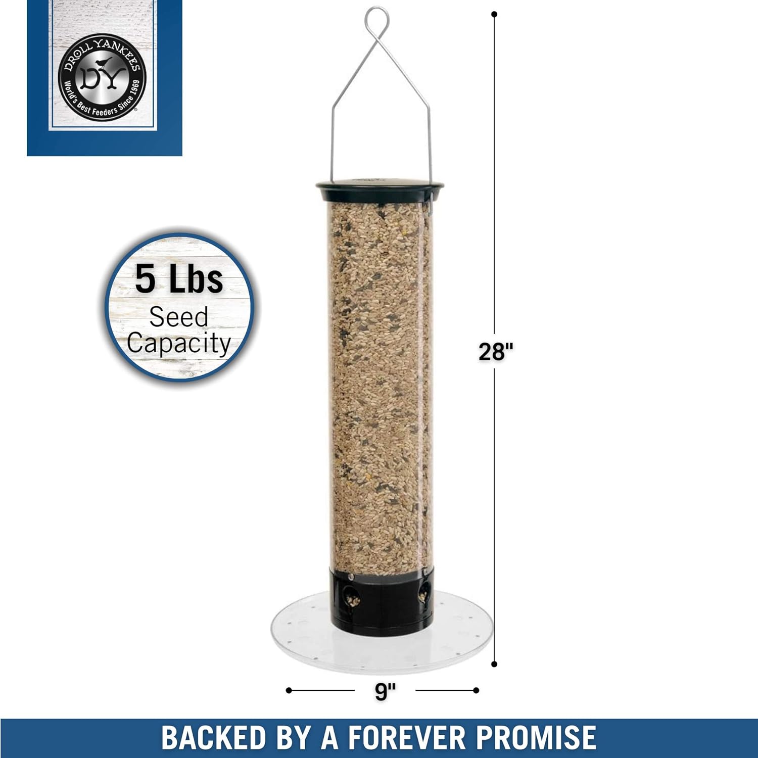 Droll Yankees YCPT-360-M Yankee Tipper Bird Feeder, 5 lb, Black - Image 5