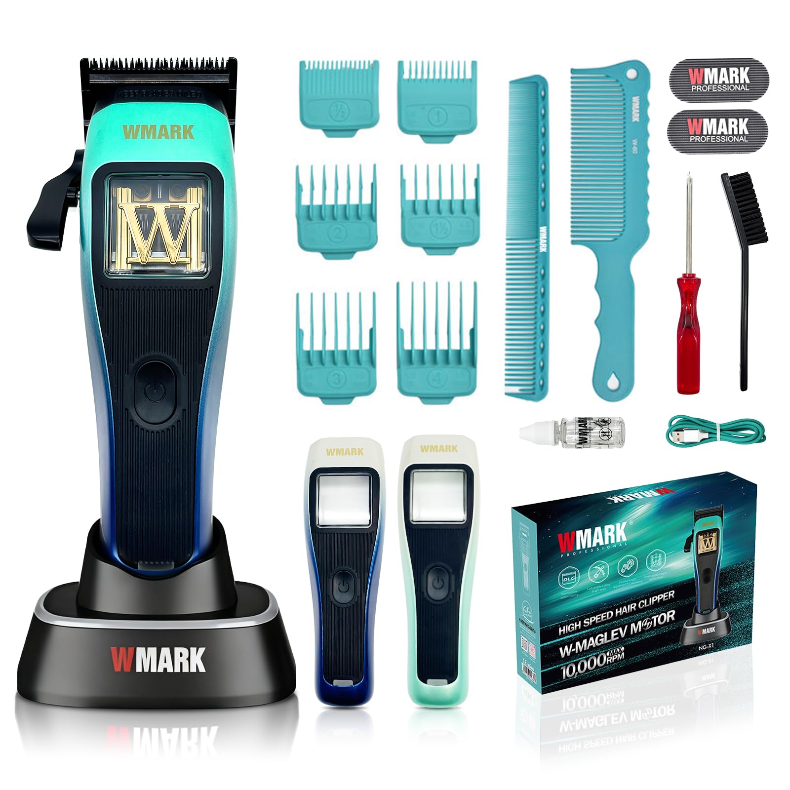 WMARK W-MAGLEV MOTOR バリカン Amazon.com: WMARK Hair Clippers for Men Professional Barber