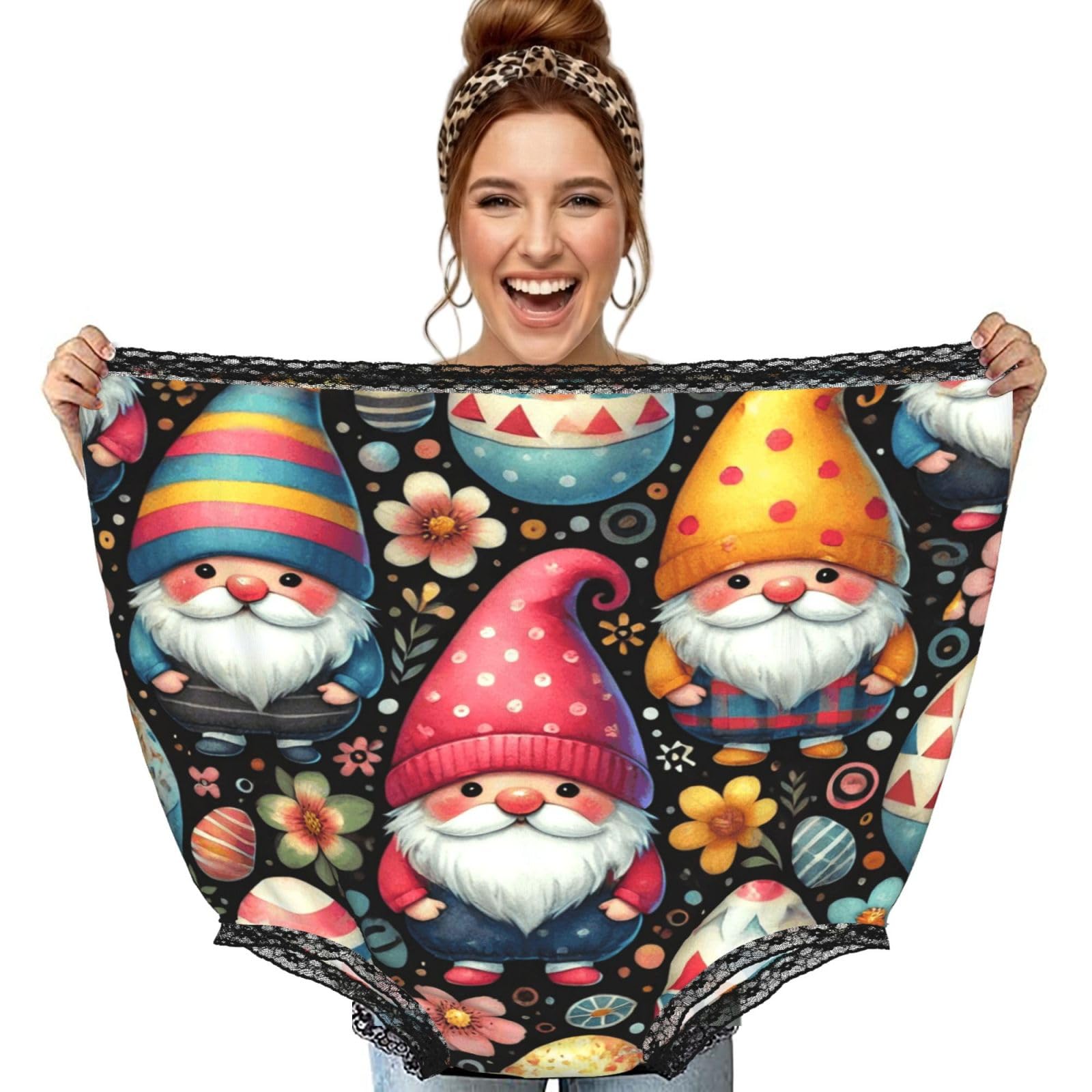 Gnomes de Pâques Augenstern avec œufs fleurs et culotte noire - 8