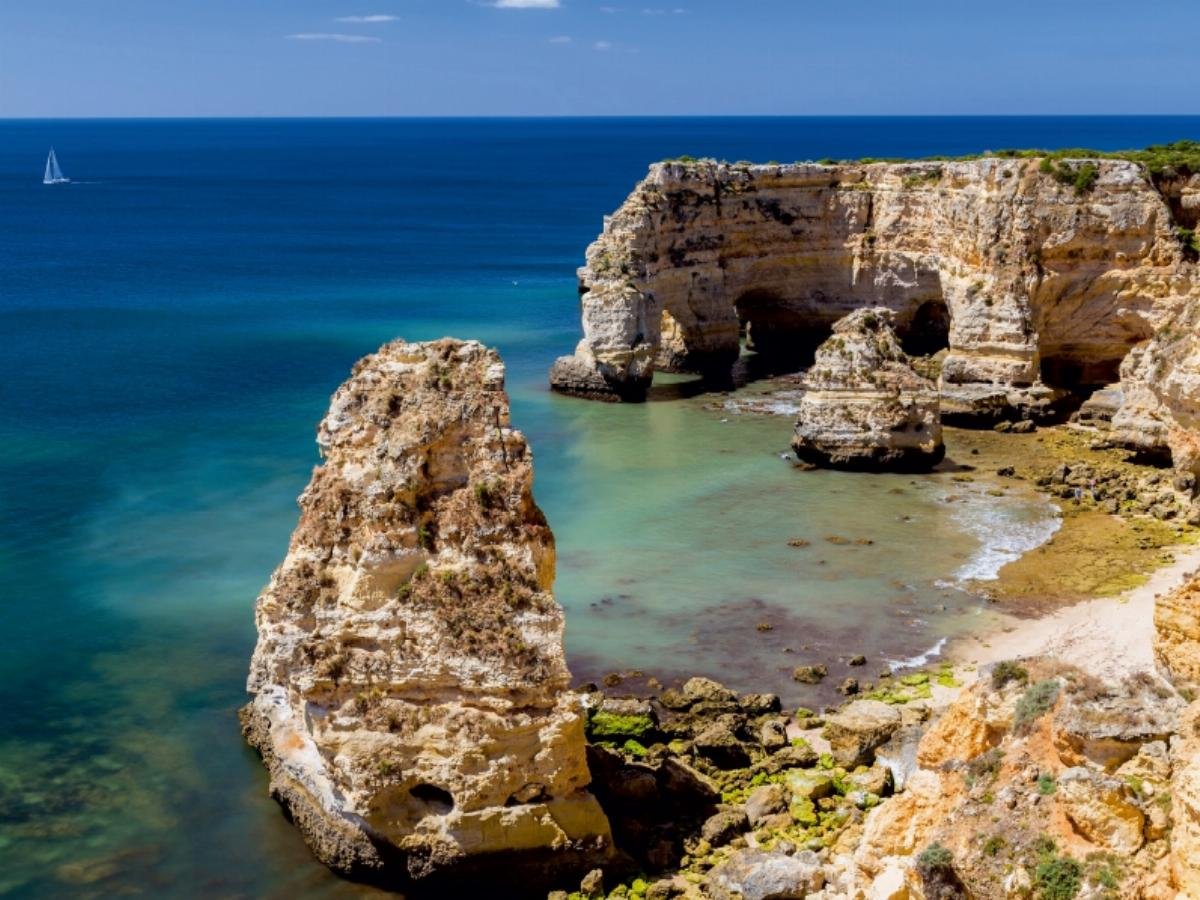 CALVENDO Puzzle Algarve Strand – 1000 Teile, Premium-Qualität, 64x48 Cm