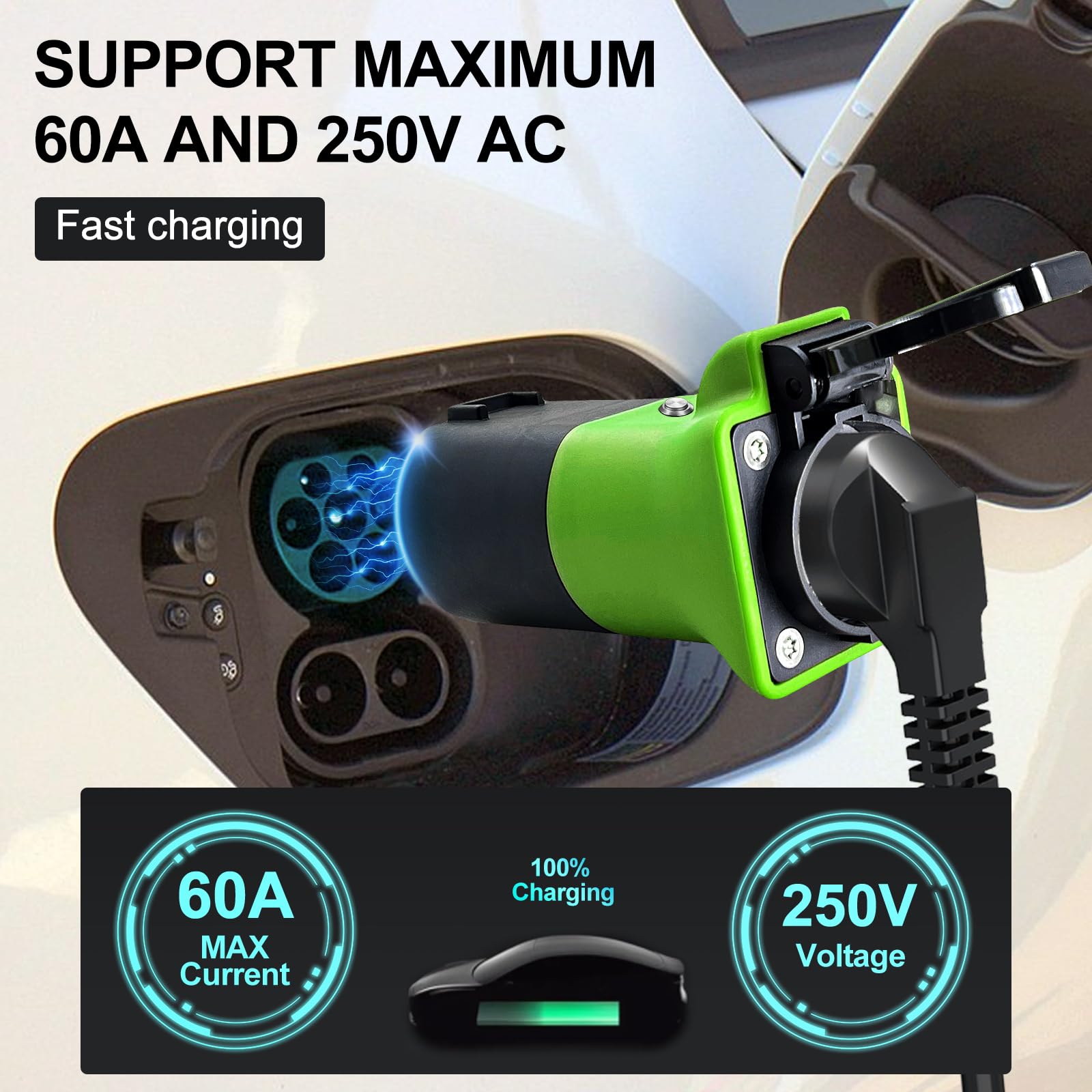 BOROCO Adapter V2L for EV, 3.5KW 16A 220V Schuko