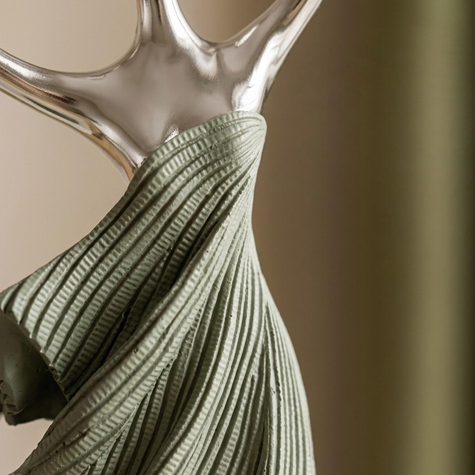 Figura de Bailarina Abstracta Escultura De Resina Artística Estética Para