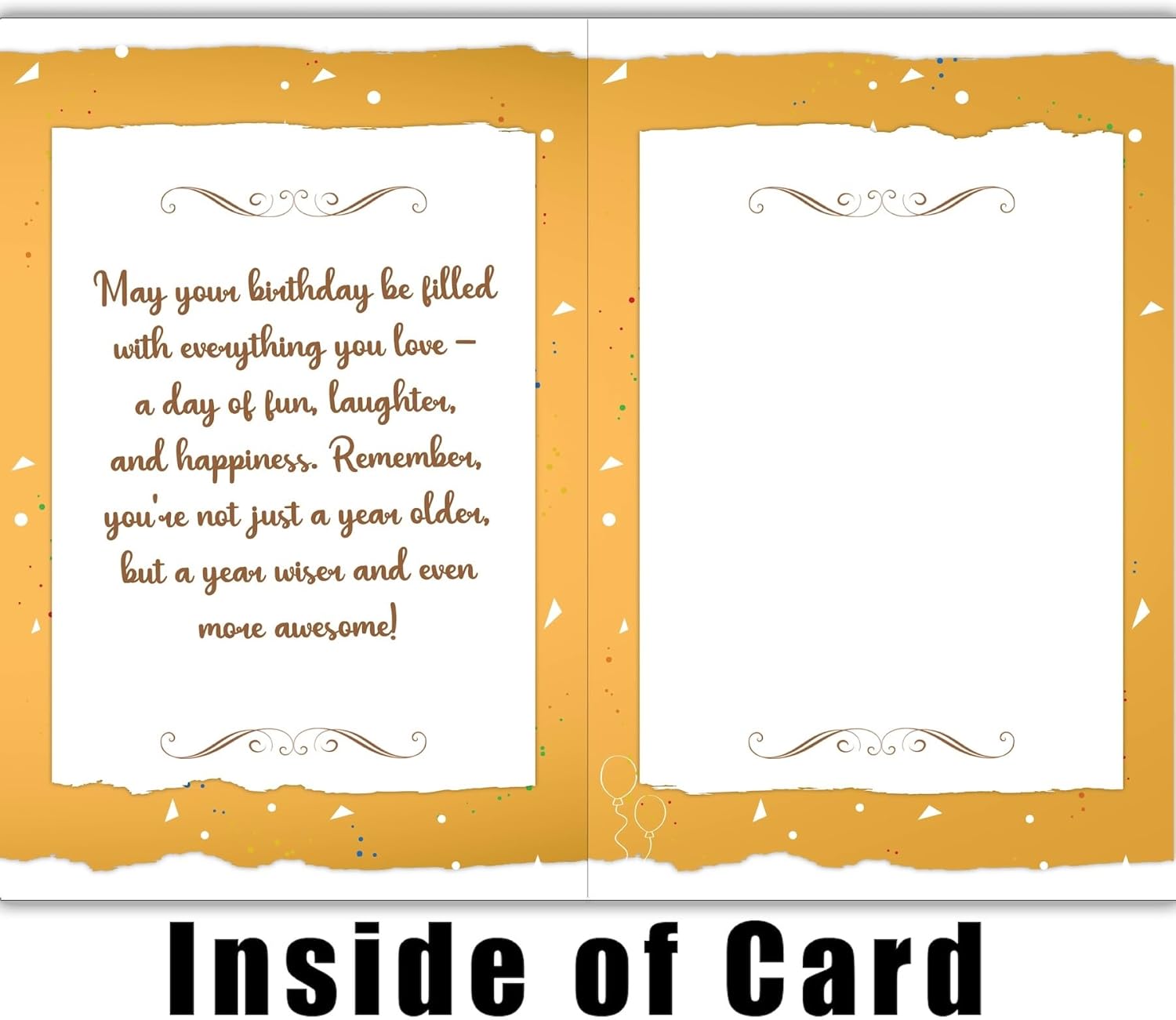 MegaCalendars Happy Birthday Card for Nephew with Self-Adhesive Envelope, Birthday Card for Adult Nephew, Cute Custom Party Designs, Premium 320 GSM Cardstock, Made in USA - Image 5