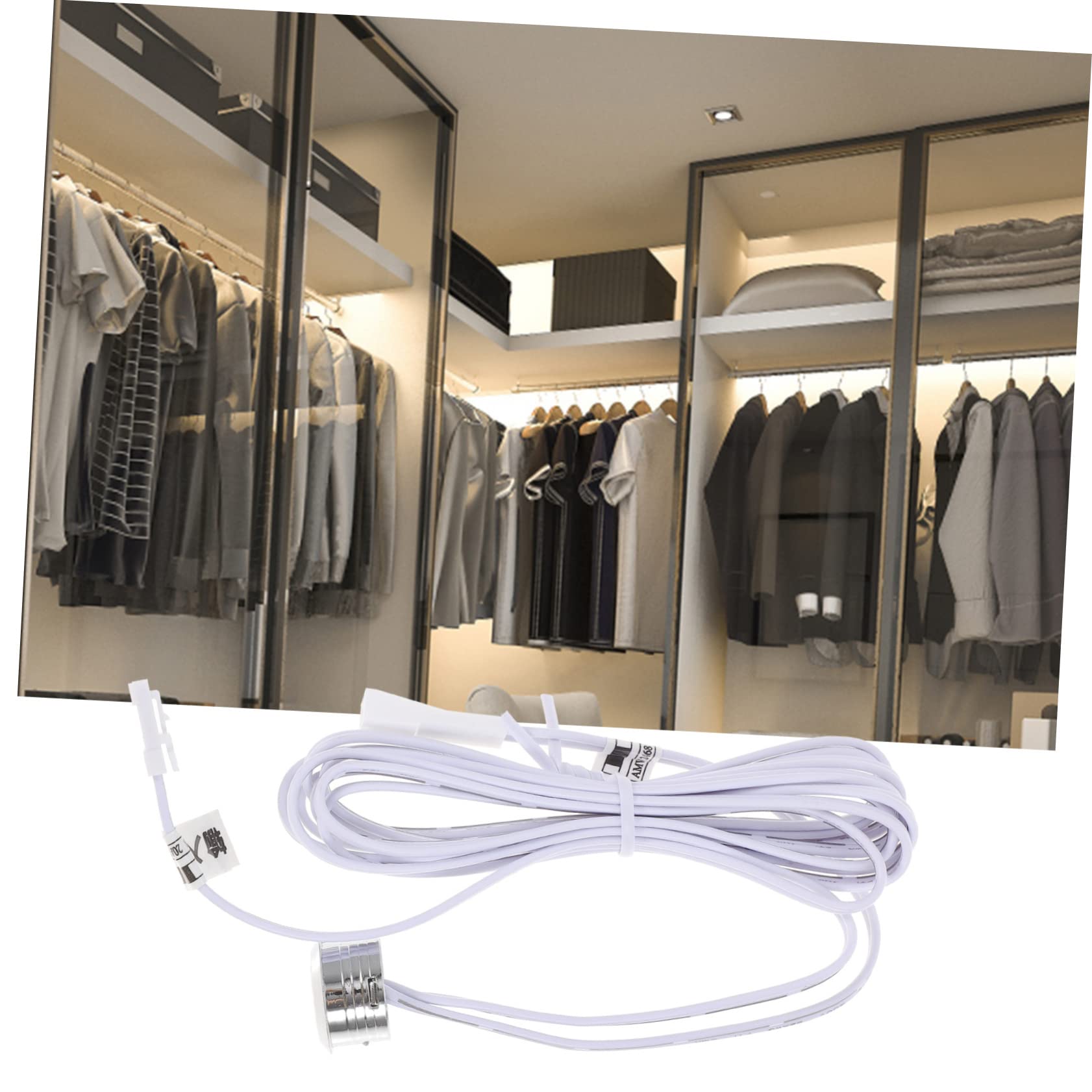 HOMSFOU 4piezas Controlador Led Táctil Para Tiras De Luz Interruptor De Sensor De Toque Para Módulos De Iluminación De Muebles Compatible Instalaciones De Hogar y Hotel