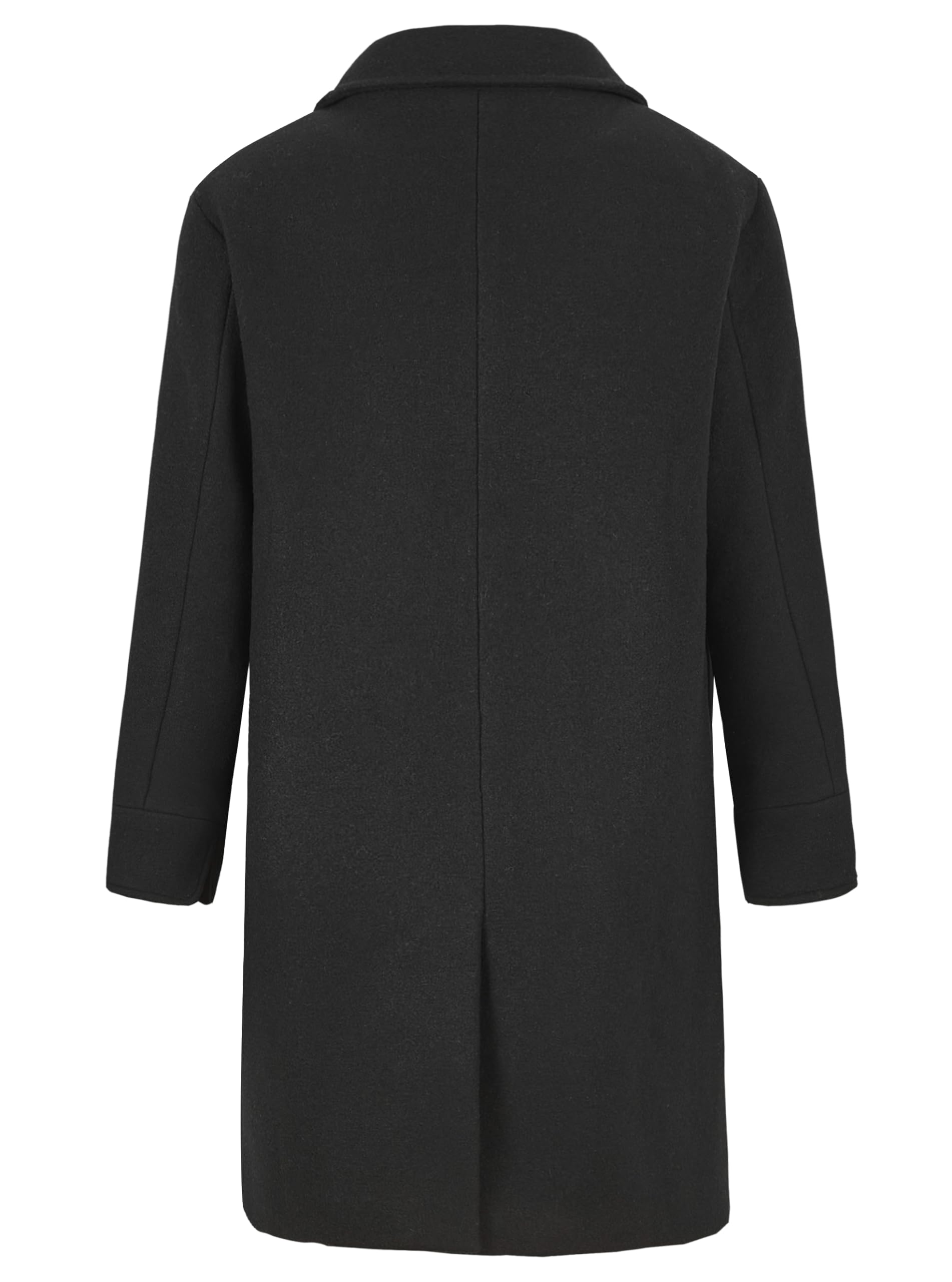 WULFUL Zweireihiger Trenchcoat aus Wolle für Jungen, Wintermantel