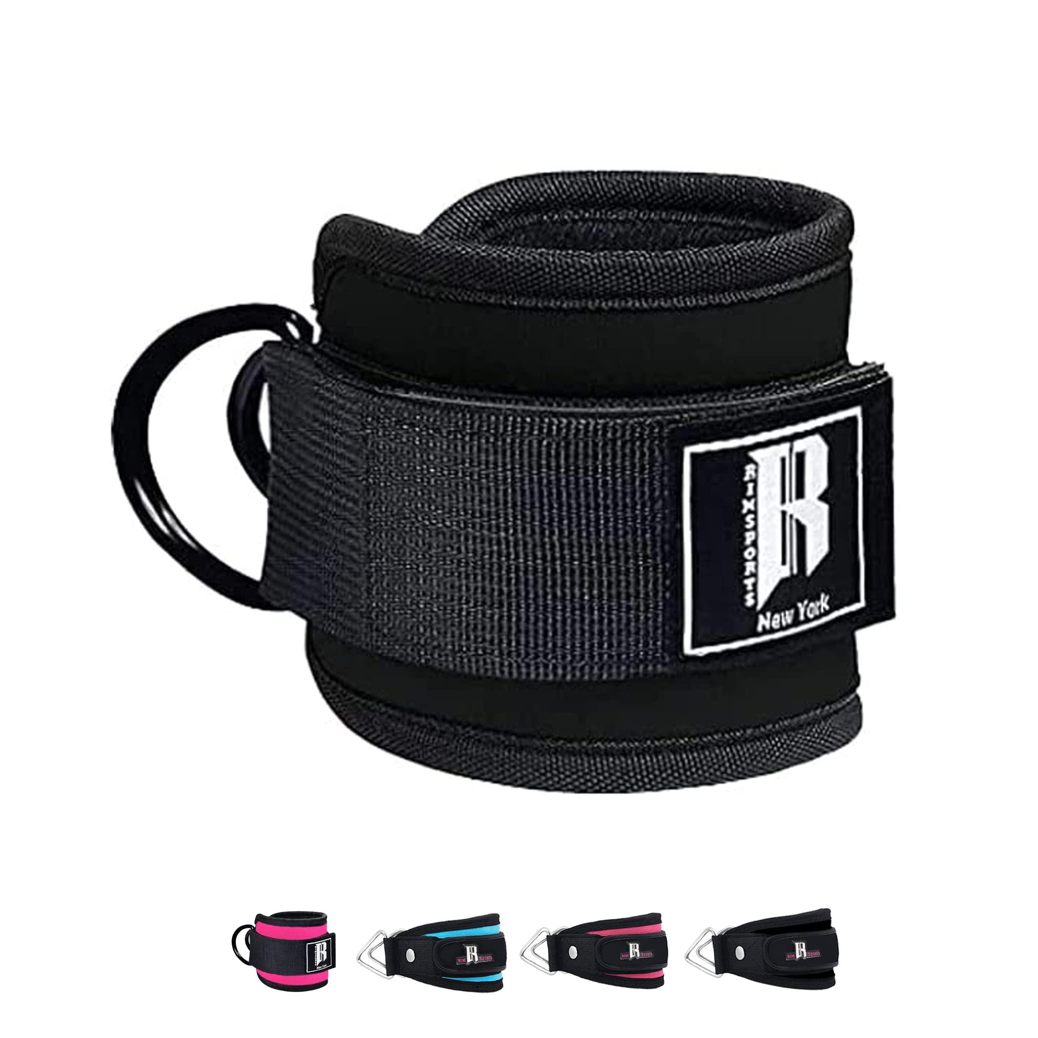 Ankle Strap for Cable Machine Attachment - Leg Strap & Glutes Workout Equipment Gym Accessories for Women - Adjustable Ankle Cuff Gym Straps - Cable Kickback Ankle Strap for Leg Exercise