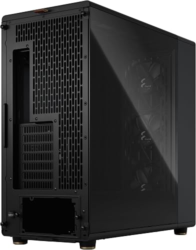 Fractal Design North XL Charcoal Black TG- three 140mm Aspect PWM fans included- Type C USB- EATX airflow full tower PC gaming case - 3