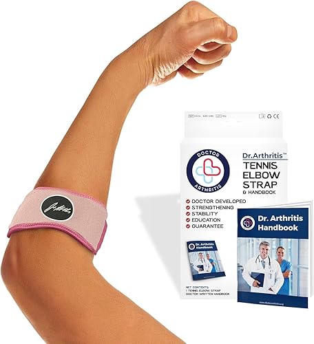 Codera de tenis y banda ajustable para el brazo para aliviar el dolor de tendinitis, codo de golfistas para hombres y mujeres, cómoda envoltura