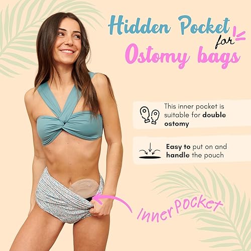 Miniatura 5 de SIIL BIKINI - Fundas para bolsas de ostomía para natación, trajes de baño de ostomía, colostomía e ileostomía para mujer (fabricado en Europa)