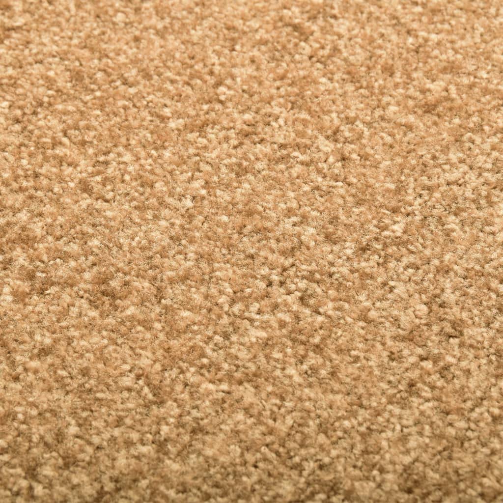 Felpudo lavable crema 60 x 90 cm | Soporte de PVC antideslizante, absorbente de 2,5 L/m², lavable a máquina, interior/exterior