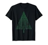 Binary Coding Computer Programmer Christmas Tree Xmas T-Shirt
