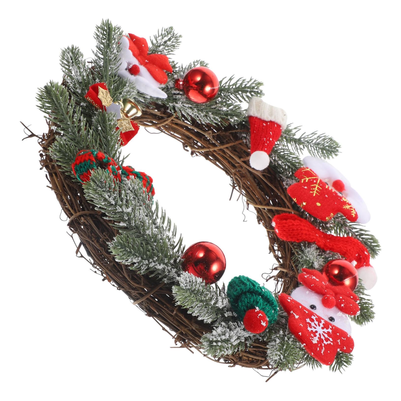 Couronne de Noël pour salon et ornements muraux haut de gamme