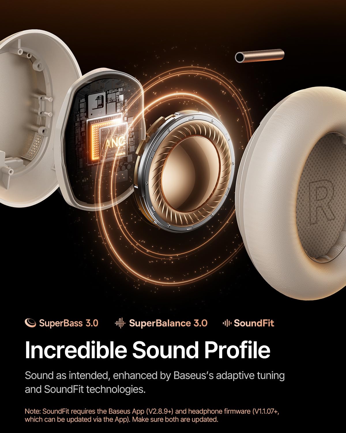 Amazon.com: Baseus Inspire XH1 Adaptive Active Noise Cancelling