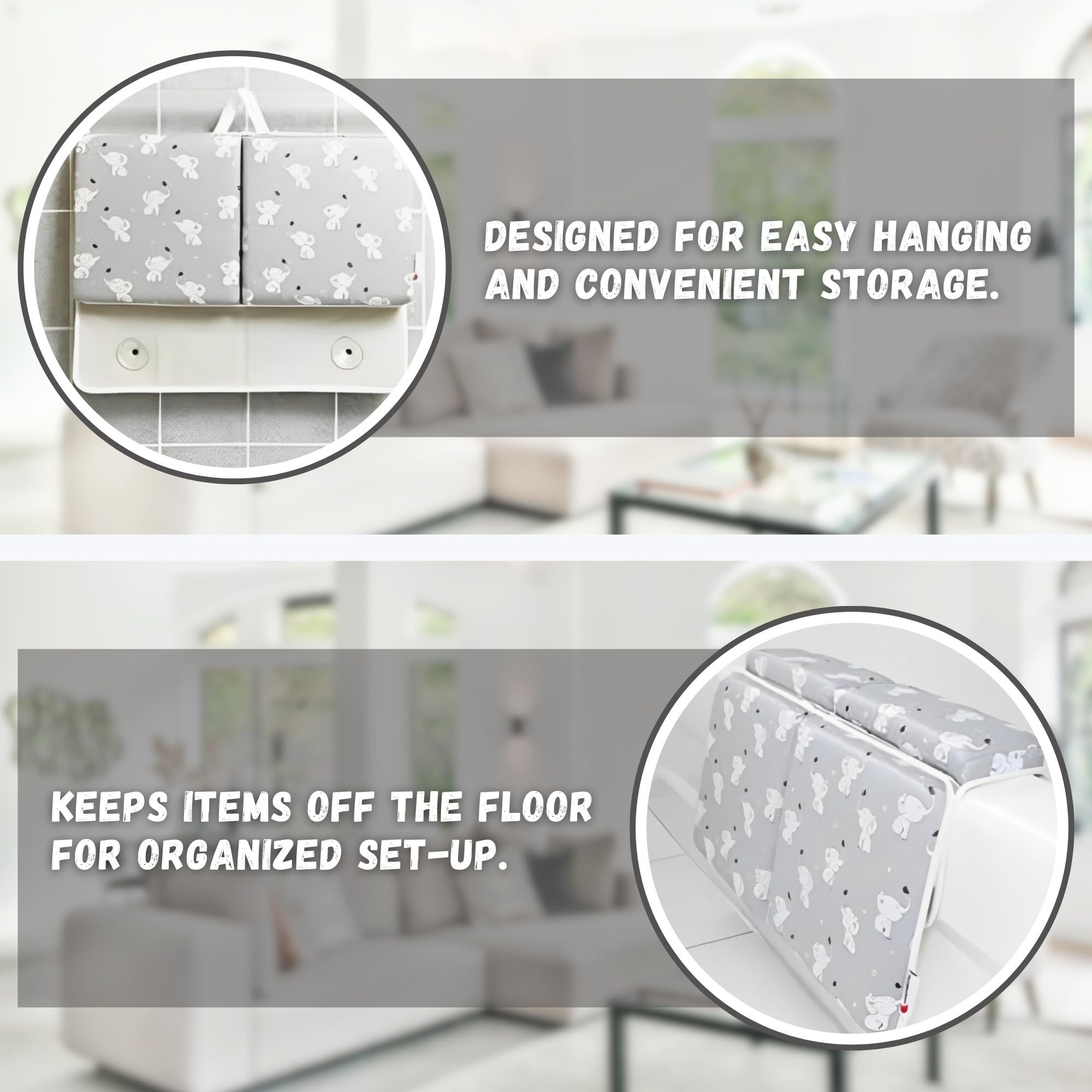 Juego completo de rodilleras y coderas para baño de bebé, accesorios completos de baño para bebé con almohadilla de rodillas indolora para bañar al bebé, cojín de baño de secado rápido, coderas y