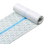 Transparent Dressing Adhesive Bandage Waterproof Clear Adhesive Bandages Stretch Tape for Tattoos Swimming (8 Inch x 5.47 Yard)