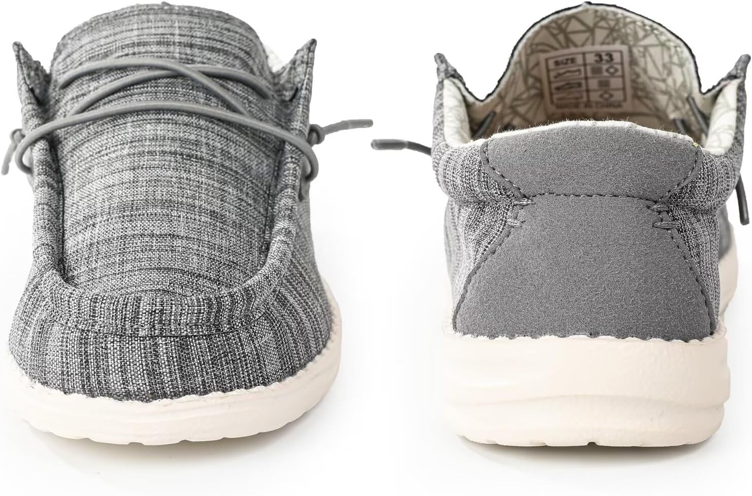 Boys & Girls Slip-on Casual Loafer Kids Canvas Sneakers Toddler Walking Shoes Comfortable & Lightweight (Toddler/Little Kid)