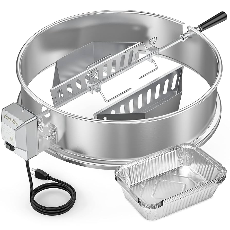 Amazon.com : onlyfire Upgrade Stainless Steel Rotisserie