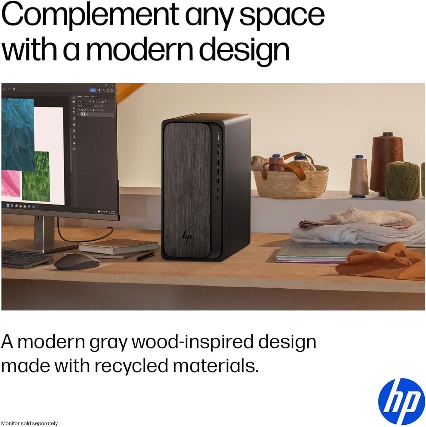 HP Secure & Productive Business Tower Desktop, AMD 8-Core Ryzen 7(Beat Intel Core i9-11900K), 16GB DDR5 RAM, 1TB Storage(512GB SSD & 500GB HDD), HDMI + DP, RJ-45, USB-C, Windows 11 Pro - 3