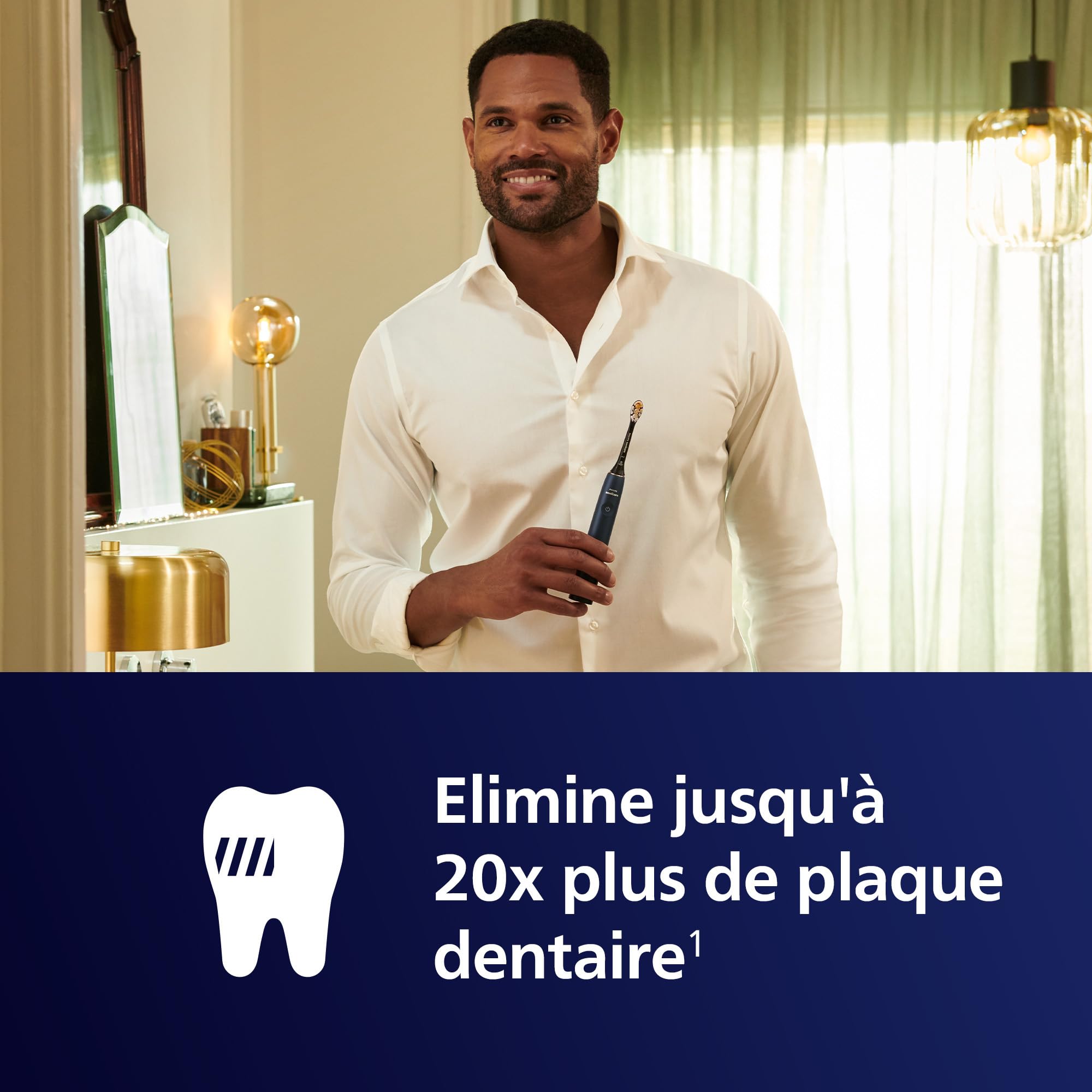 Image secondaire de Philips Sonicare DiamondClean 9900 Prestige - Brosse à dents électrique avec SenseIQ et étui de voyage