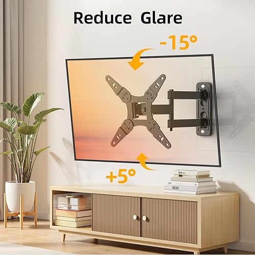 Miniatura 4 de Soporte de pared para TV de movimiento completo de 32+ 40 pulgadas para televisores y monitores de 13 a 43 pulgadas, soporte de montaje de TV