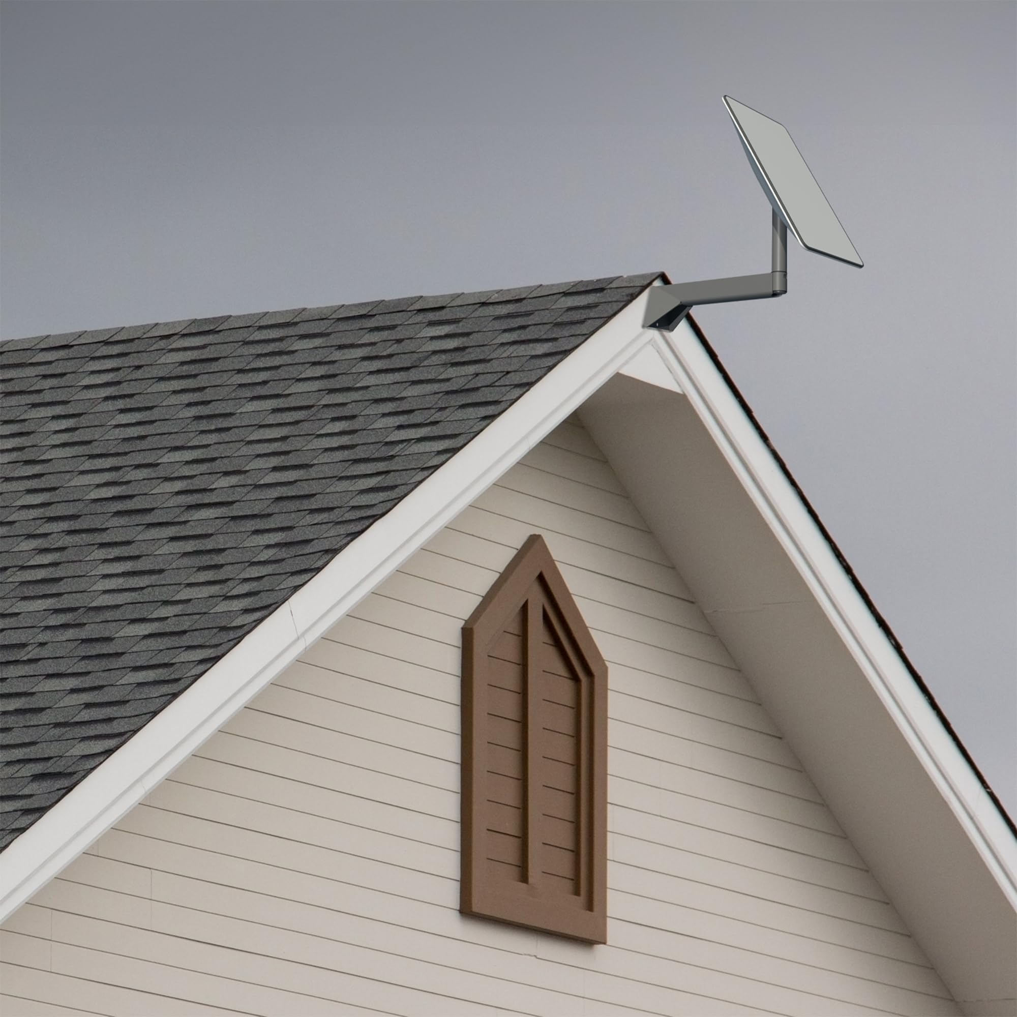 VIVO Support mural extensible à bras long conçu pour antenne satellite Internet Starlink Gen2, gris, Mount-SLINK2