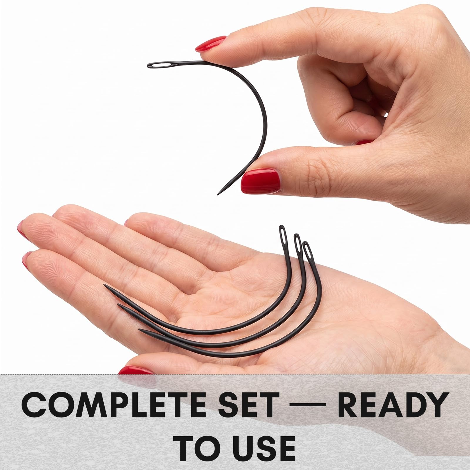 Hair Weaving Needles - C Type Curved -7