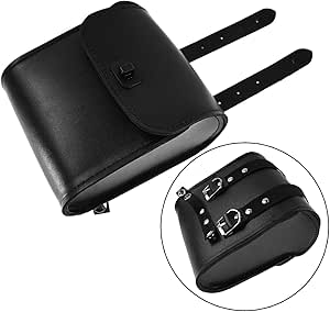 Borsa Da Sella Per Moto In Pelle - 30x9x8.5cm - Impermeabile - Per Attrezzi E Accessori - Foto 4