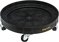 Vista 15 de ELAFROS Plataforma Rodante de Barriles de 55 y 30 Galones de Plástico para Trabajo Pesado – Carro de Barriles de Plástico Duradero Capacidad de 408