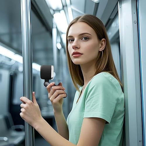 Miniatura 7 de Ventilador de mano plegable, portátil de alta velocidad recargable de 10000 mAh, mini ventilador turbo de pantalla digital, bolsillo pequeño