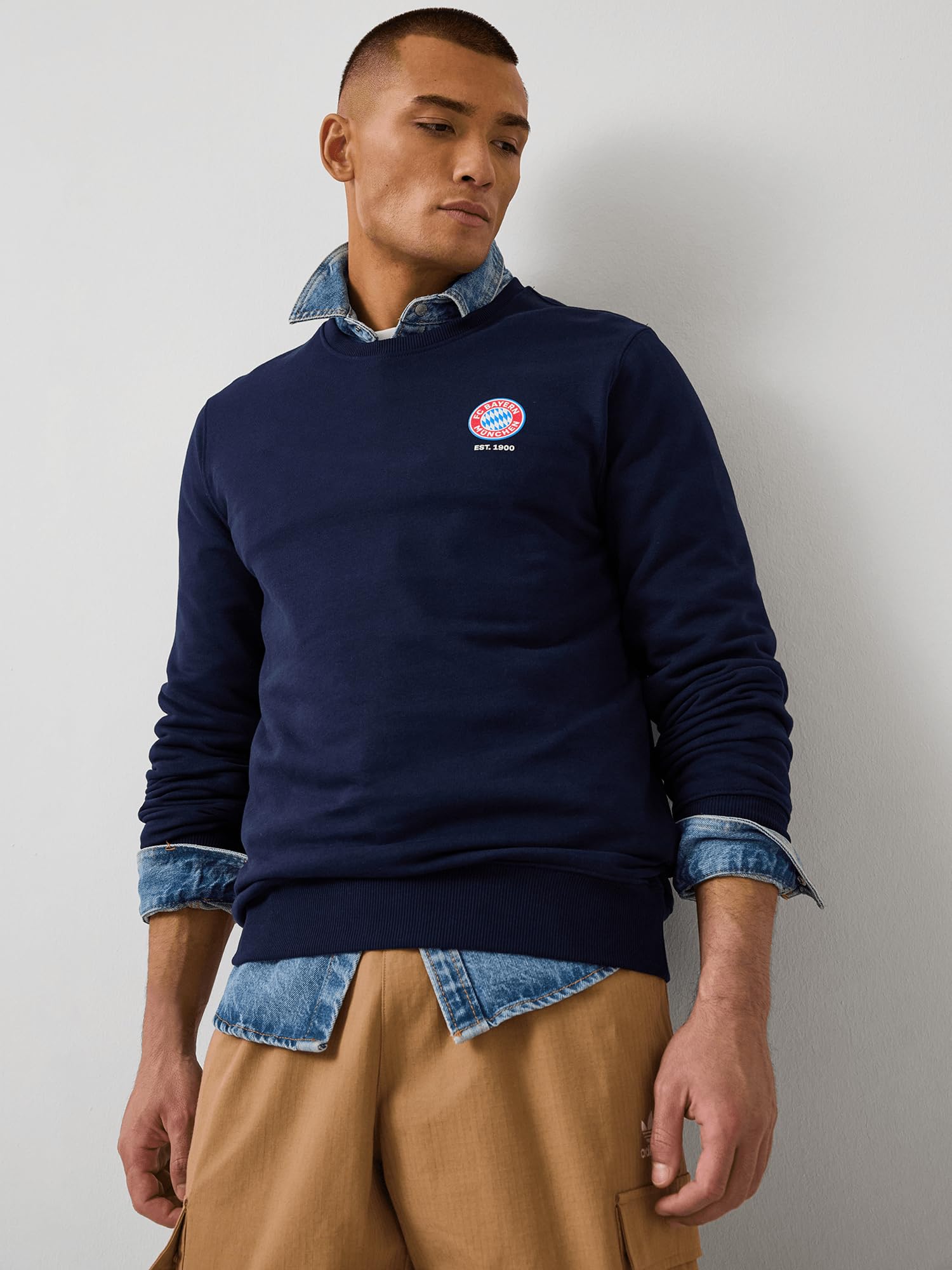 FC Bayern München | Sweatshirt Essential | Herren | Navy