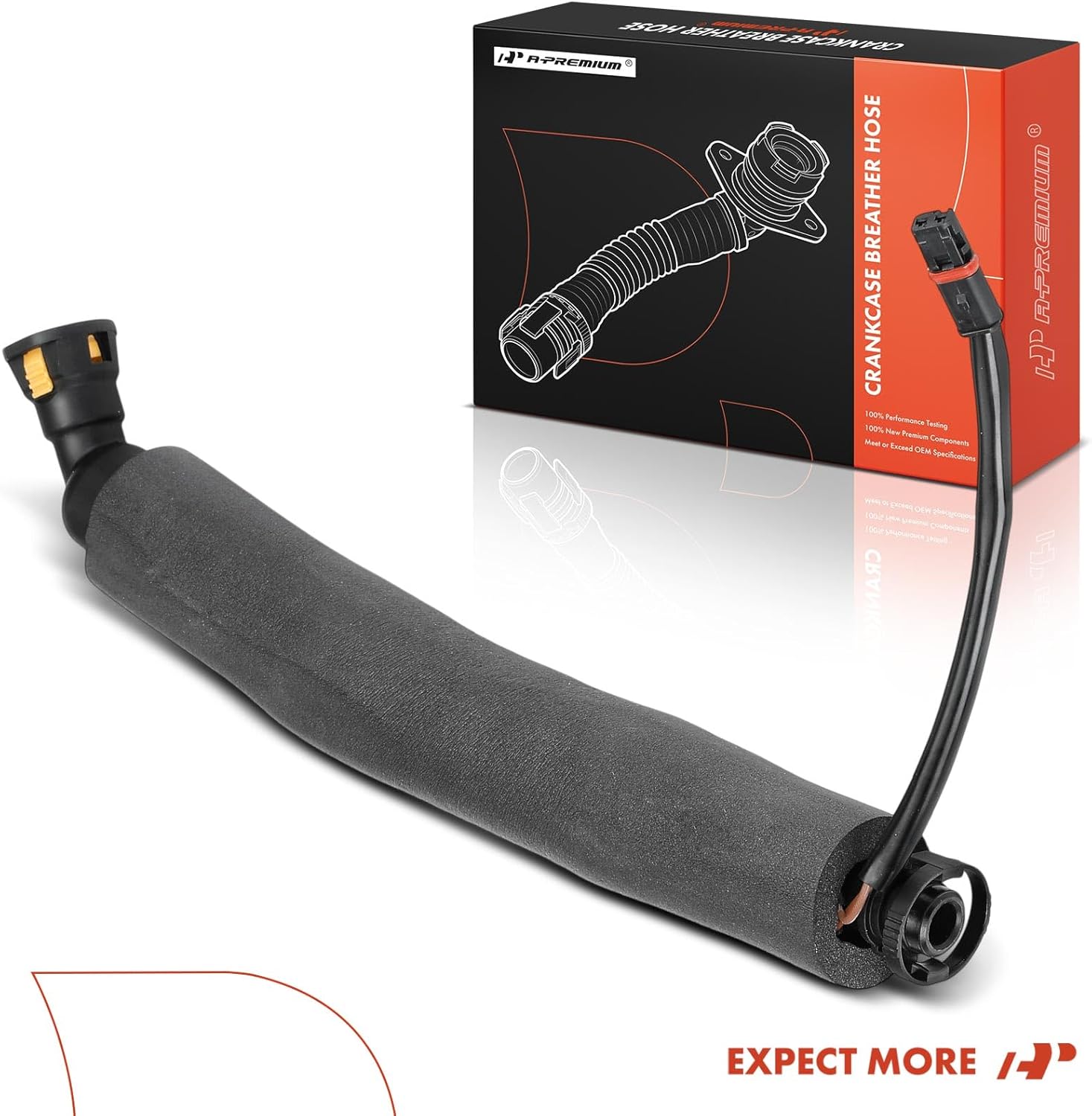 A-Premium Engine Crankcase Breather Hose Compatible with BMW 325i 2006, 323i 2006, 330i 2006, 525i 530i 2006-2007, Z4 2004-2007, 2.5L 3.0L, Oil Separator To Pipe, Return Pipe