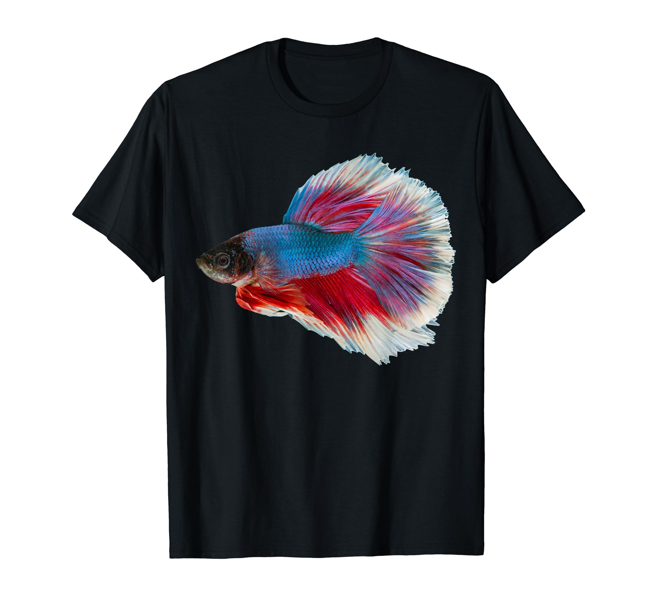 Red DingoBetta Siamese Fighting Fish Lover Red & Blue Betta Siamese Fighting Fish Aquarium Lover Gift