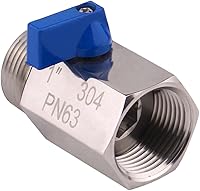 Vista 5 de DERNORD Válvula de bola de acero inoxidable Mini rosca NPT (1" hembra y macho)