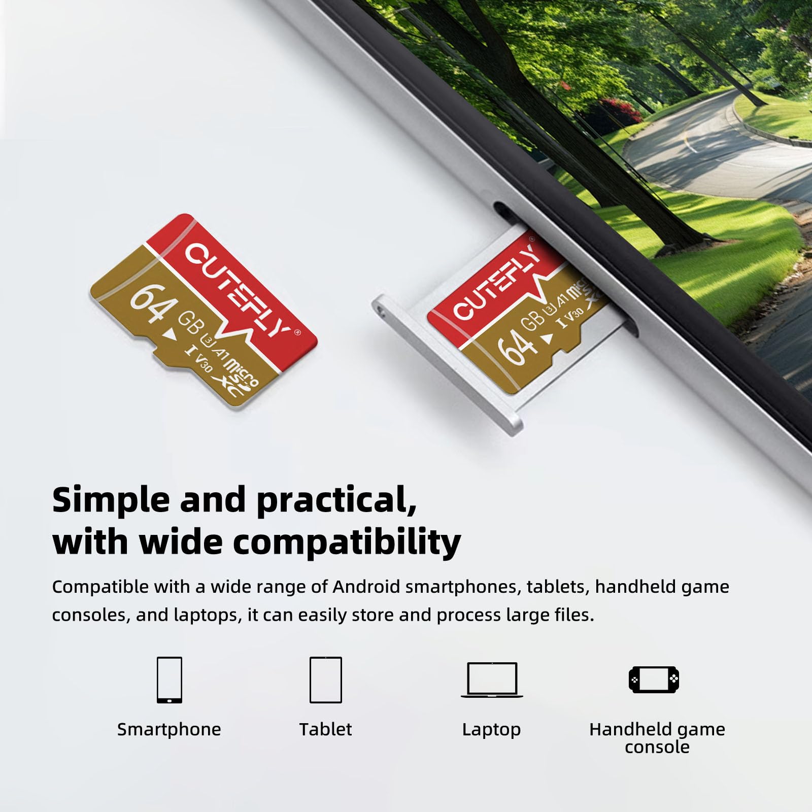 ByteFest Scheda Micro SD 512GB + Adattatore | UHS-I U3 V30 A1 | Per Video 4K, Drone, Dashcam E Console