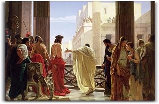 Ecce Homo Antonio CiceriPoster Printing Canvas Painting Wall Art Modern Home Bedroom Office Room Aesthetic Decoration08x12inch(20x30cm) Unframe-style