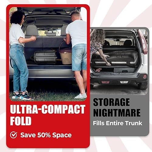 Miniatura 53 de Golf Travel Bags for Airlines with Adjustable Support Rod and Detachable Shoulder Straps, Hard case Top Soft Foldable Golf Club Travel Covers Negro