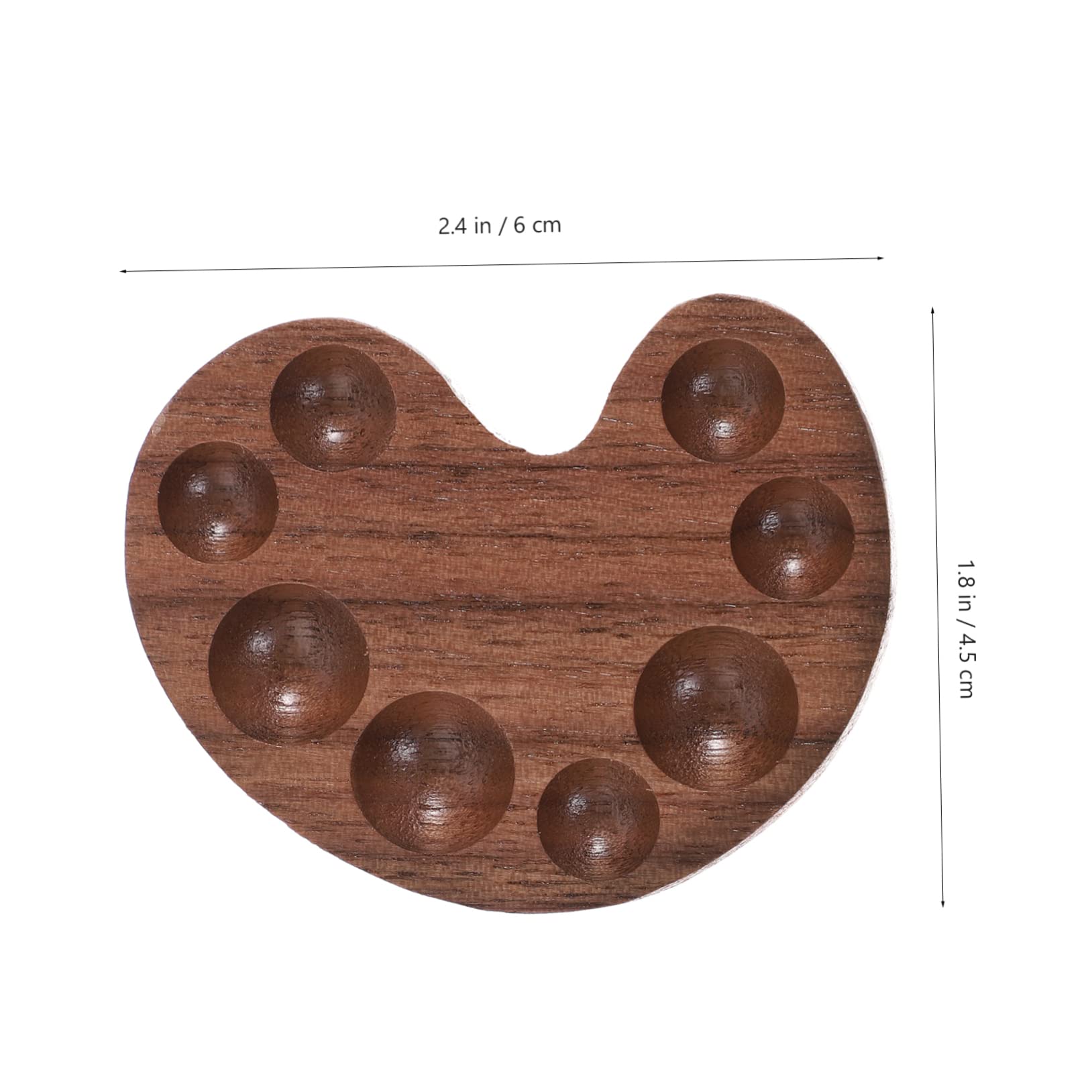 VILLCASE 4stücke Holzpalette Für Wasserfarben Pigmentbox Mit Fächern Hochwertige Aufbewahrungslösung Für Farben Für Künstler Und Schüler Praktische Langlebige