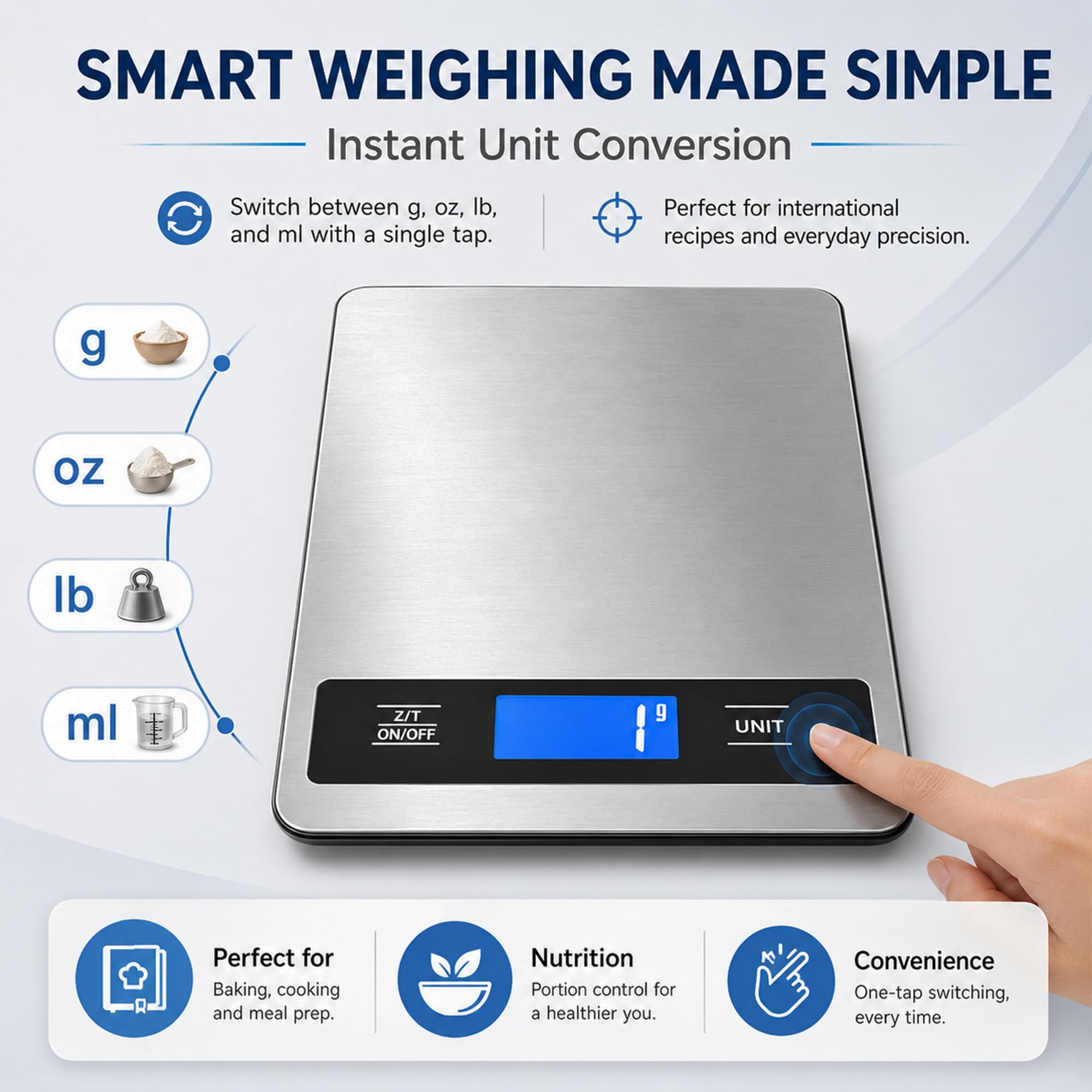 Bilancia da cucina digitale
