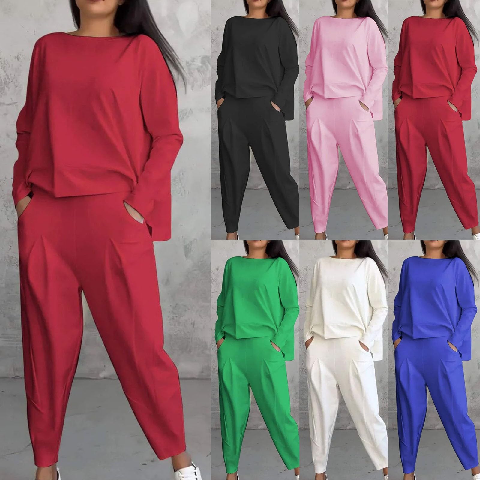 Chándal de mujer completo deportivo de invierno cómodo conjunto otoño dos piezas sudadera con capucha y pantalón tiempo libre Suit para correr sudadera ancha yoga algodón sudaderas de