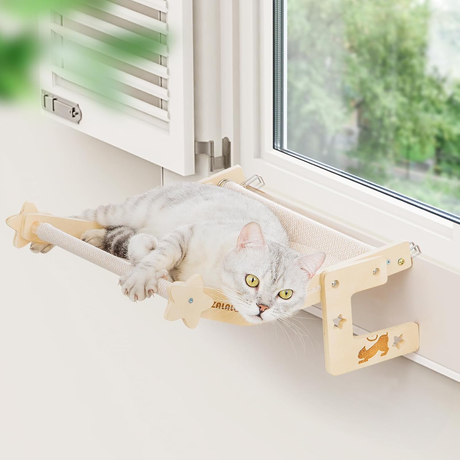 Cat Window Perch Cat Hammock Cat Bed with Two Strong Wear