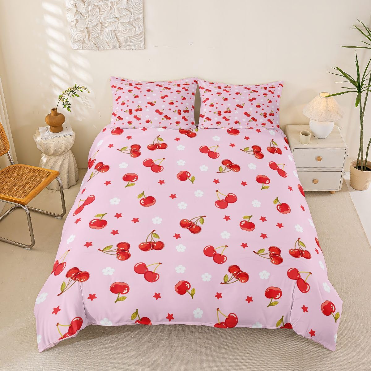 Housse de couette de style rustique décoration chambre enfants lit