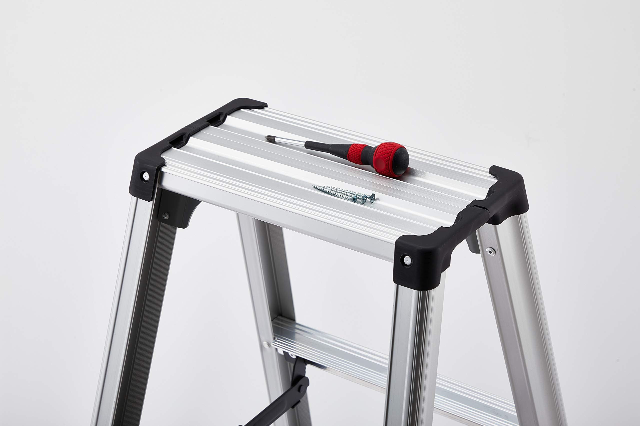 Amazon.co.jp: 専用脚立 脚軽 伸縮 4段 RZS-12a (1.03~1.23m) (17767 