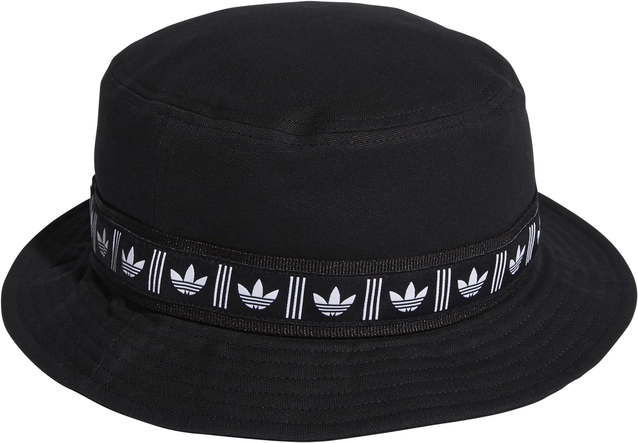 adidas Originals Unisex Originals Webbing Bucket HAT, Black/White, One Size