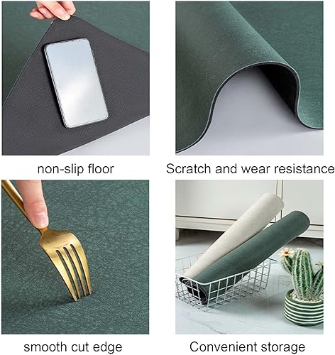 Miniatura 6 de Tapete de baño súper absorbente de tierra de diatomeas, antideslizante, de secado rápido, lavable, ideal para fregadero, bañera, suelo de baño,