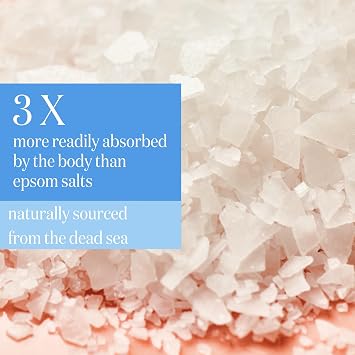 epzen Natural Magnesium Bath Flakes, Essential Oils, Rosemary, Magnesium Chloride, Paraben & Sulfate Free, Cruelty Free, 17.6oz