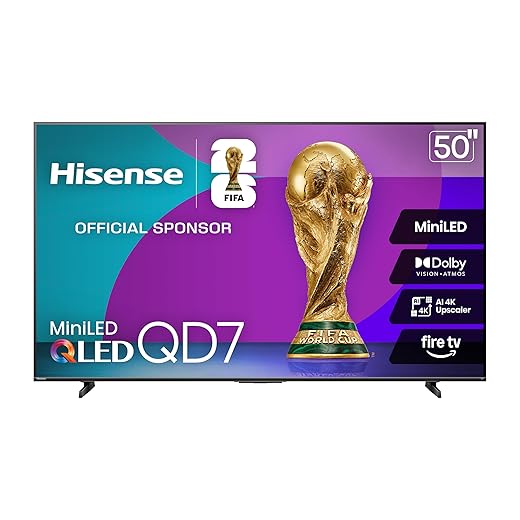 Hisense 50-inch QD7 Mini-LED 4K Smart TV