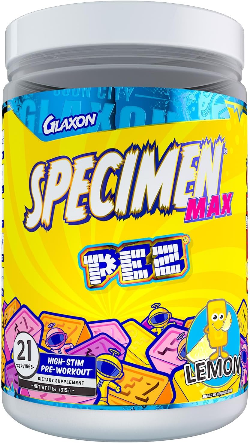 Glaxon Specimen Max High Stim PreWorkout 400mg Caffeine
